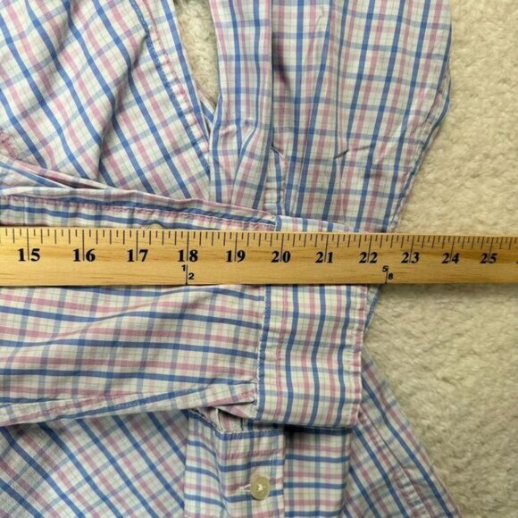 Vineyard Vines Shirt Mens Medium On The Go Performance Brrr Long Sleeve - Picture 6 of 10